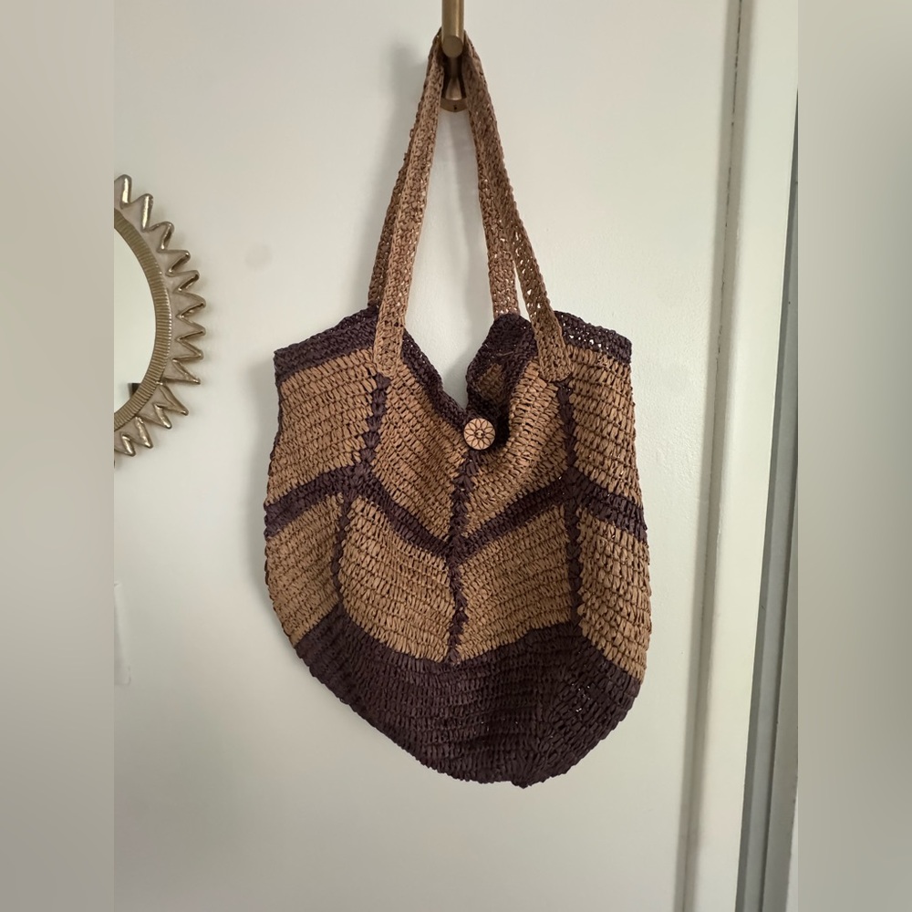 Free People Mykonos straw tote